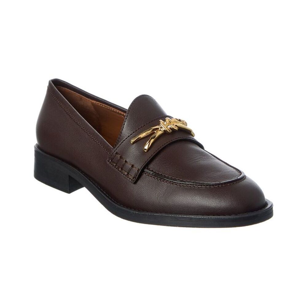 Giuseppe Zanotti Lidia 20 Leather Loafer, Brown